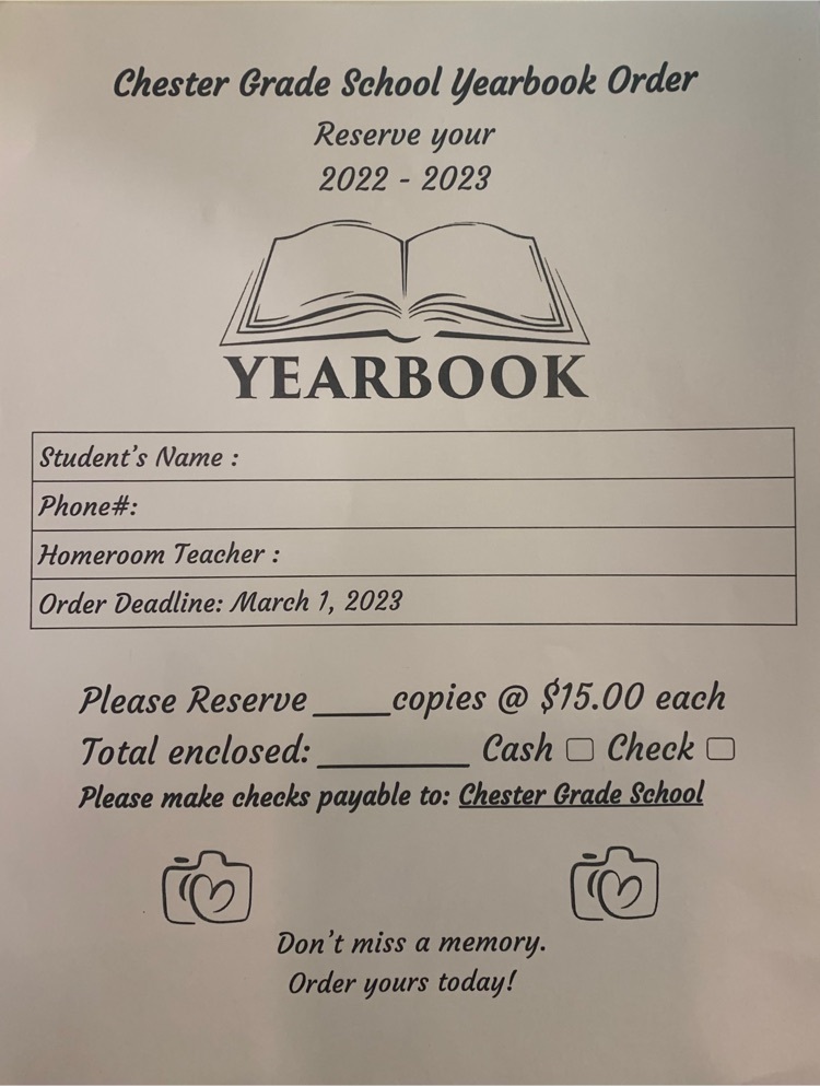 CGS Yearbook Order Form 22/23