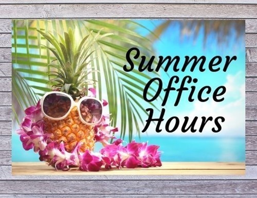Summer Office Hours