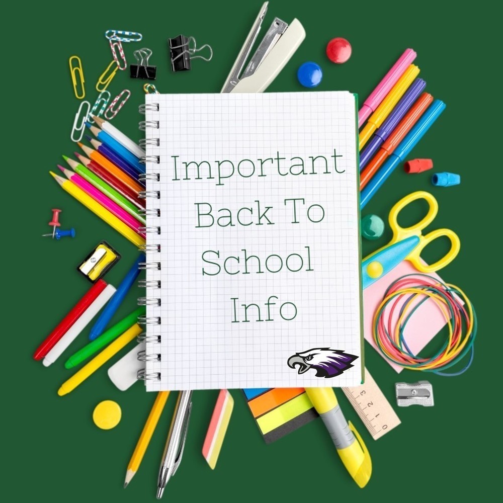 Important Back to School Info